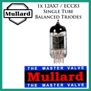 1x Mullard 12ax7 / Ecc83 | Balanced Triodes | One / Single Tube
