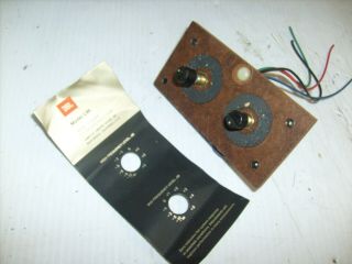 Vintage Jbl L96 Speaker Parts Single - Frequency Level Control,  Plate