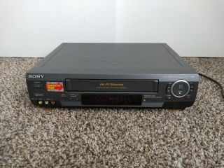 Sony Slv - Ax10 4 - Head Hi - Fi Stereo Vcr Vhs Video Cassette Recorder