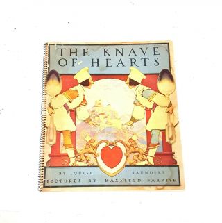 The Knave Of Hearts By Louise Saunders 1925 Illustrated By Maxfield Parrish