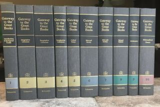 Gateway To The Great Books Encyclopedia Britannica Complete Set Of 10 - 1963