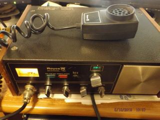 Vintage Royce Cb Radio Base Station 23 Channel Am Model T - 28 4 Pin Peaked Out