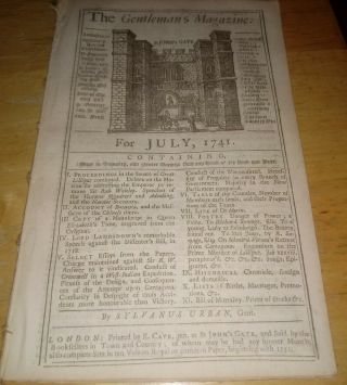 July 1741 Gentleman 