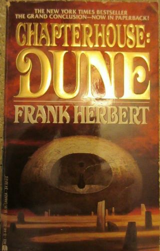 Chapterhouse: Dune By Frank Herbert 1987 Ace Pb Book