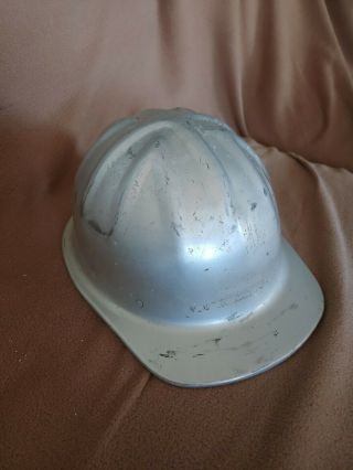 Vintage B.  F.  Mcdonald Co.  Worker Hard Hat Aluminum
