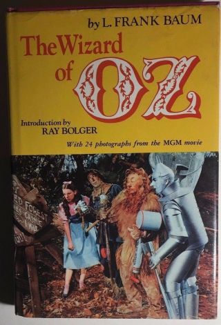 The Wizard Of Oz By L Frank Baum; Ray Bolger Intro (1978) Doubleday Illust.  Hc