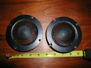 Pair Vintage Dlk Model 1 1/2 Speaker Tweeters