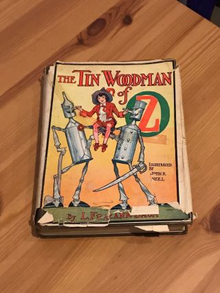 The Tin Woodman Of Oz By Reilly & Lee Hardcover W/ Dust Jacket