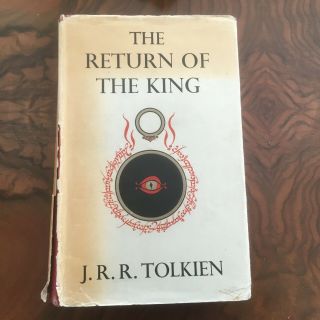 Rare J.  R.  R.  Tolkien Lord Of The Rings The Return Of The King 1957 1st Ed / 3rd