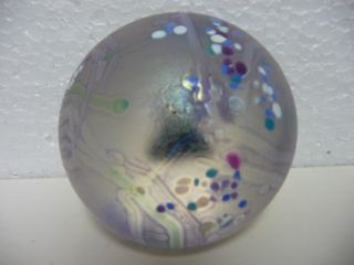Vintage Isle Of Wight Studio Glass Pebble Paperweight