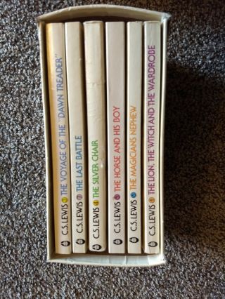 Vintage Set of the Chronicles of Narnia books,  minus Prince Caspian 4