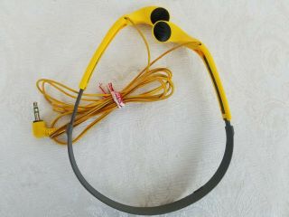 Sony Sports Walkman AM/FM Radio with Headset Arm Band Yellow 5
