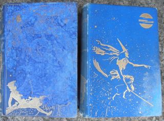 The Violet Fairy Book & The Blue Fairy Book By Andrew Lang.  1st And 4th Eds.