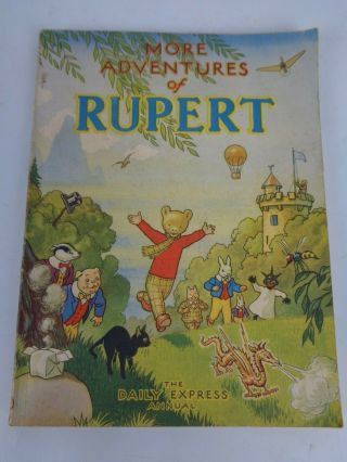 More Adventures Of Rupert Daily Express Annual 1947,  Softback,  Unclipped