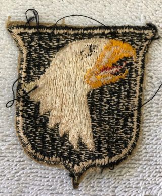 Vintage WWII US Army 101st Airborne Screaming Eagle Patch 2