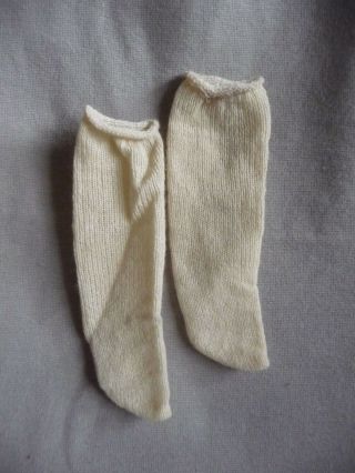 Antique Wool Doll Socks Stockings For Medium Doll,  Bisque French German