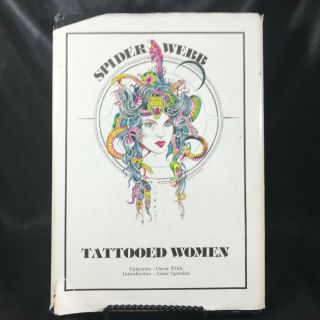 Vintage Hardcover 1st Edition 1982 Tattooed Women By Spider Webb