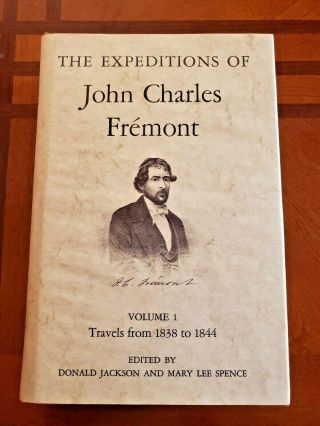 The Expeditions Of John Charles Fremont V.  1 1st Edition 1970 Signed Letter