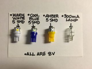 LAMP KIT (8v COOL WHITE LEDs) SX - 850 - SX - 950 - 1050/FUNCTION SX - 1250/SX - 1980/Pioneer 4