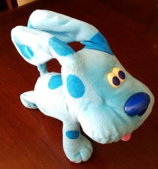 Vintage 2000 Fisher Price Blues Clues Barking Talking Plush Toy 14 Inches Tall