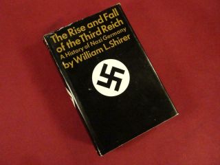 Vintage 1960 Rise And Fall Of The Third Reich History Nazi German Book Shirer