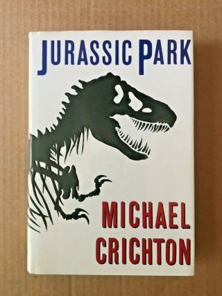 Jurassic Park / Michael Crichton - 1990 / 1st Edition Hc/dj