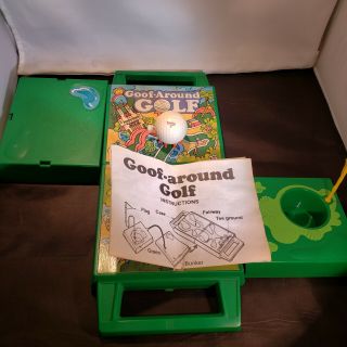 Vintage Tomy Goof Around Golf Wind Up Ball Game Complete W/ Instructions