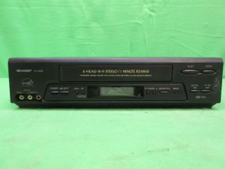 Sharp Vc - H965u 4 - Head Hi - Fi Stereo Video Cassette Recorder Vcr/vhs Player