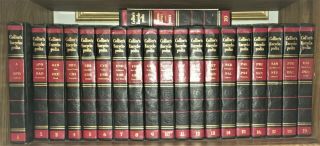 Vtg 1960 Colliers Encyclopedia Americana Complete Set 20 Copyright Great Britain