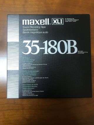 Maxell Xli 35 - 180b Audio Tape/metal Take Up Reel -
