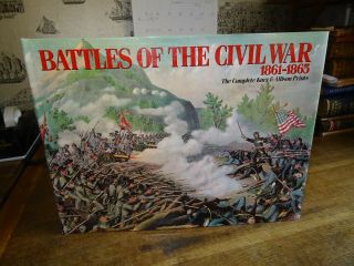 1976 Battles Of The Civil War 1861 - 1865 Kurz & Allison 36 Colour Plates ^