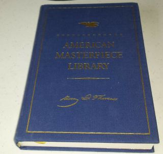 American Masterpiece Library WALDEN AND OTHER WRITINGS by Henry David Thoreau 2