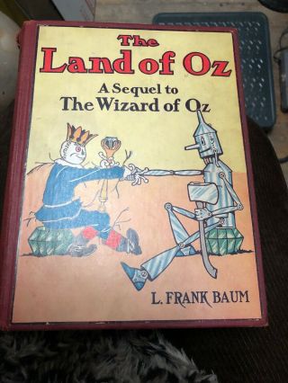 Vintage The Land Of Oz By L.  Frank Baum 1939