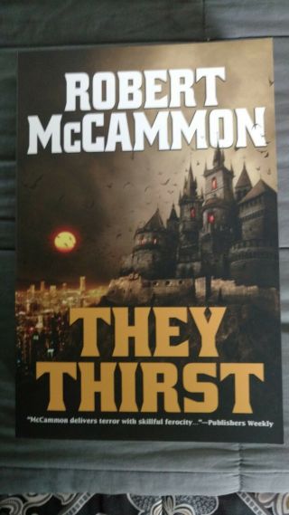 Signed Special Edition Of They Thrist By Robert Mccammon Subterranean Press