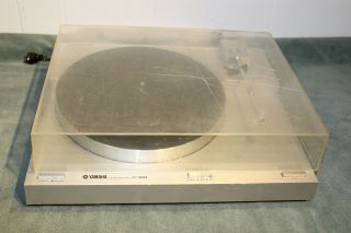 Yamaha P - 350 Turntable Record Player No Needle,  Stylus,  Or Belt Parts/repair