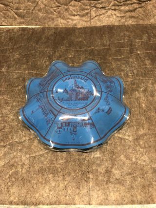 Vintage 1970’s Disneyland Fluted Glass Dish 3