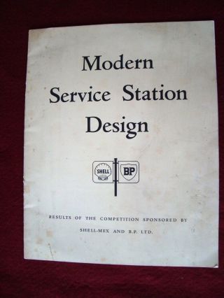 Modern Service Station Design - Shell Bp Competition Winners 1950/60s Illustr