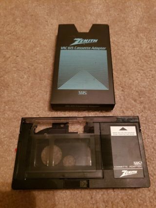 Zenith - Vac615 - Vcr Vhs - C Cassette Adapter Made In Japan