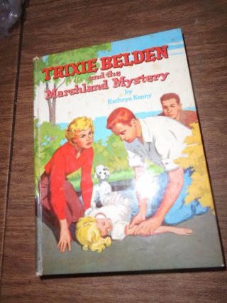 Trixie Belden The Marshland Mystery 10 Glossy Whitman Hardcover