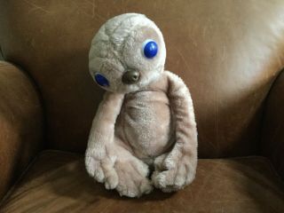 Vintage E.  T.  12” Plush Stuffed Toy Doll Extra Terrestrial Showtime 1982