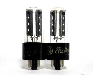 Matched Pair 5y3gt Westinghouse Black Plate Rectifier Amp Tubes - Test Nos
