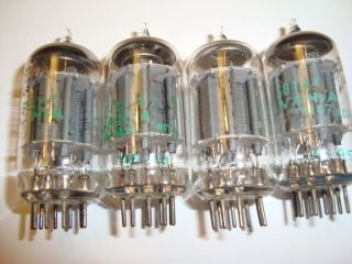 One Matched Quad Of Mil Spec & Lower Noise Jan 5814a Tubes,  From Sylvania