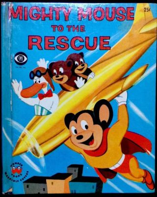 Mighty Mouse To The Rescue Vintage 1950 