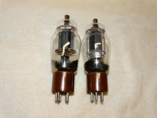 2 X 807 Rca Tubes Very Strong Matched Pair