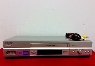Sony Slv - N750 Vcr Video Cassette Recorder Vhs Player 4 Heads Hifi