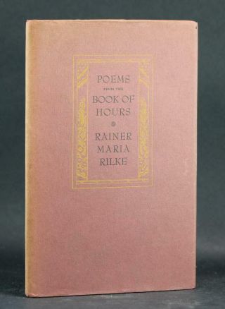 1941 Poems From The Book Of Hours Rainer Maria Rilke Hardcover W/dustjacket