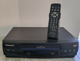 Panasonic Pv - V4020 Vcr 4 - Head Omnivision Video Recorder Vhs Player Not