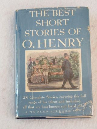 The Best Short Stories Of O.  Henry Modern Library C.  1945