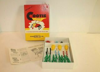 Vintage 1949 Cootie Game Schaper Mfg Co.  Minneapolis Box