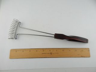 Vintage Cutco 1060 Classic Brown Handle Whisk - Fast
